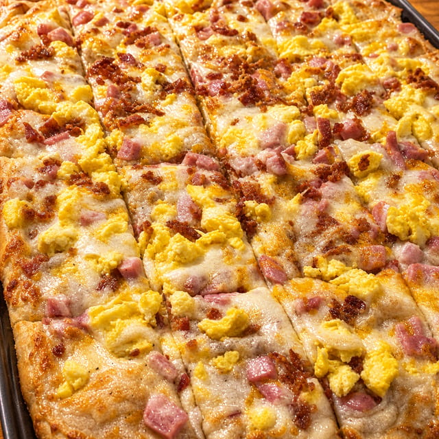 Breakfast Pizza.