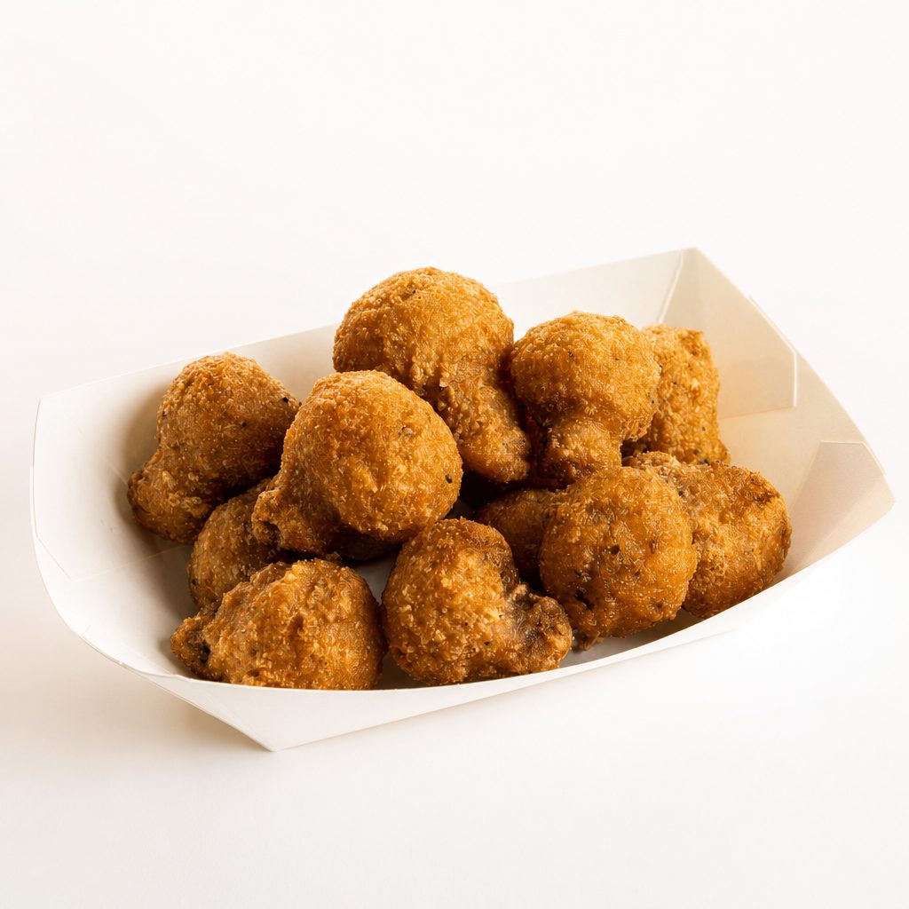 Fried Portobello Mushrooms.