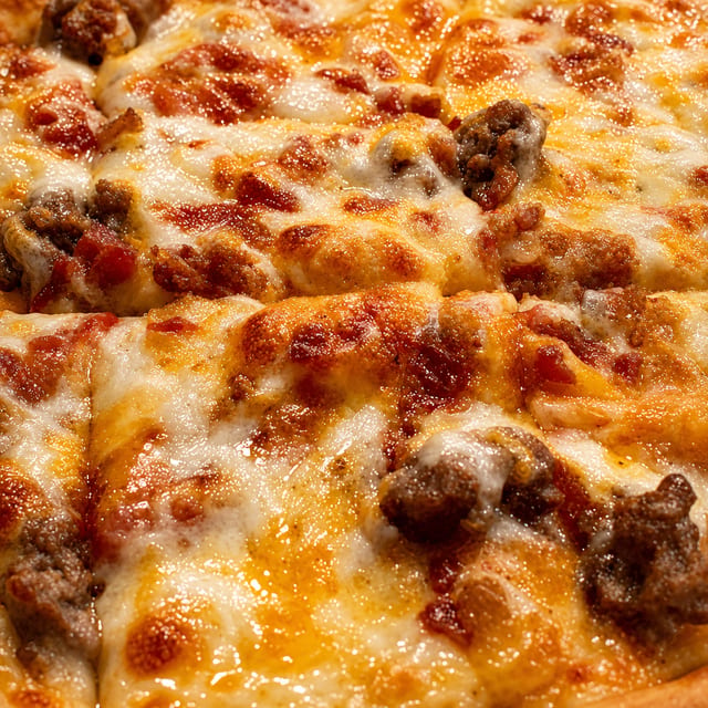 Bacon Cheeseburger Pizza.